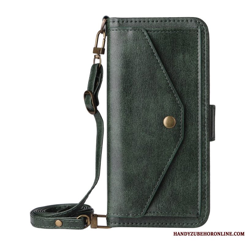 Folio-hoesje Xiaomi 15t Vintage Met Schouderriem