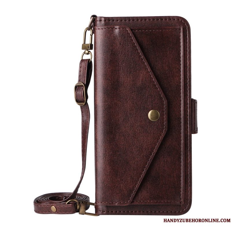 Folio-hoesje Xiaomi 15t Vintage Met Schouderriem