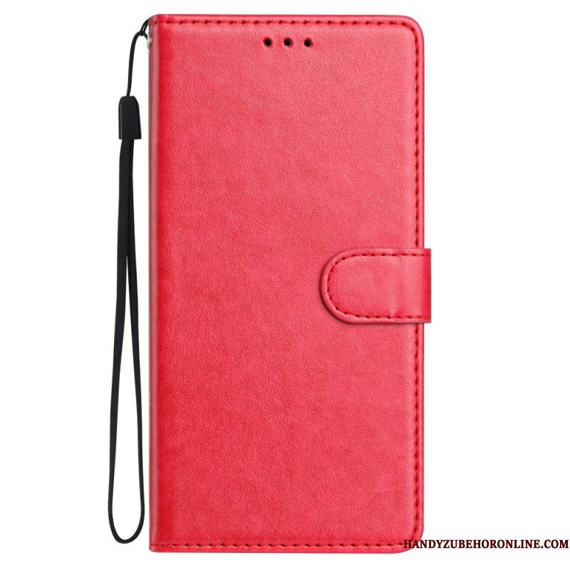 Folio-hoesje Xiaomi 17 Effen Kunstleer