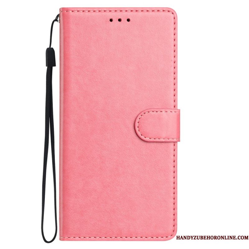 Folio-hoesje Xiaomi 17 Effen Kunstleer