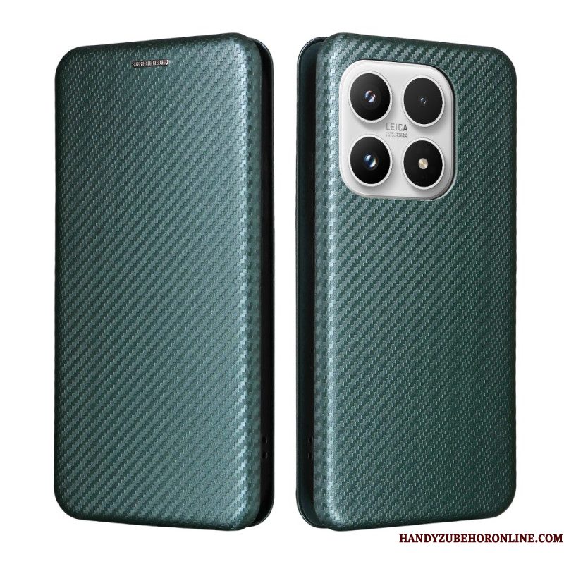 Folio-hoesje Xiaomi 17 Koolstofvezelstructuur