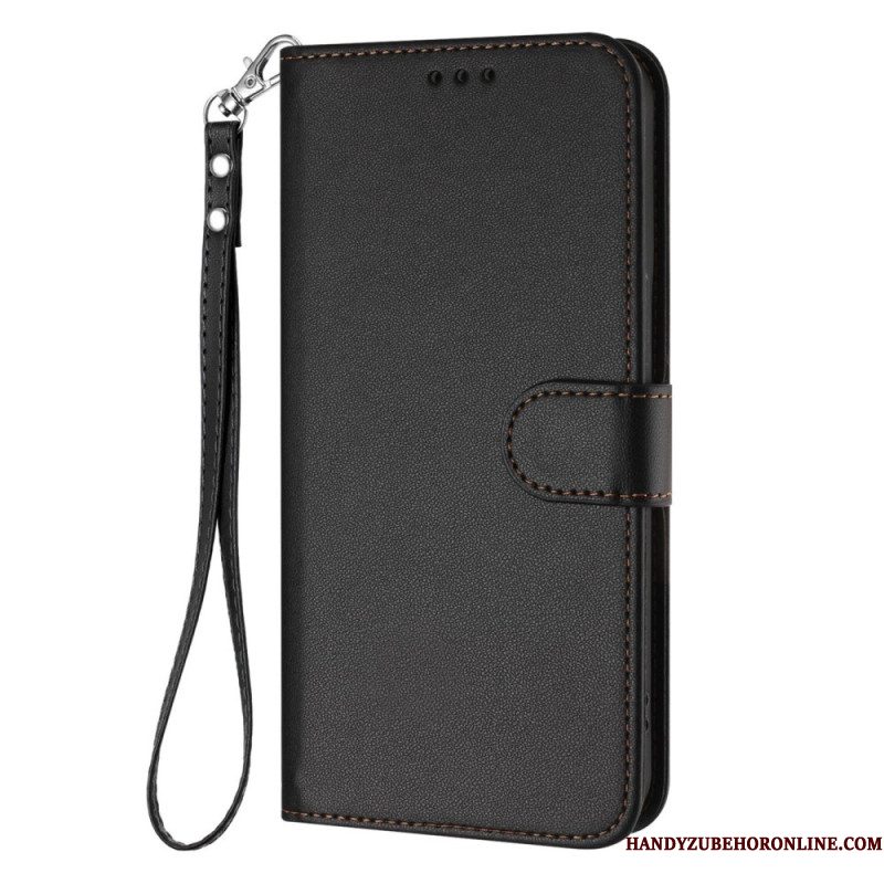 Folio-hoesje Xiaomi 17 Pro Max Telefoonhoesje Effen Lederlook