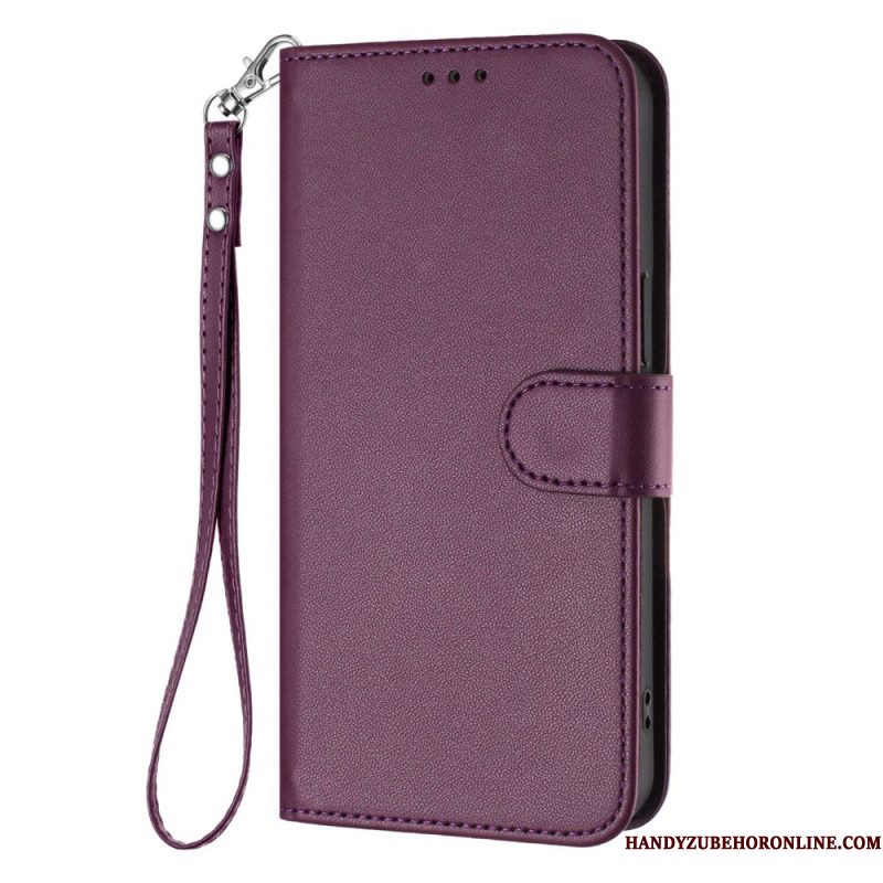 Folio-hoesje Xiaomi 17 Pro Max Telefoonhoesje Effen Lederlook