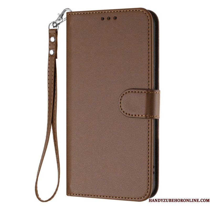 Folio-hoesje Xiaomi 17 Pro Max Telefoonhoesje Effen Lederlook