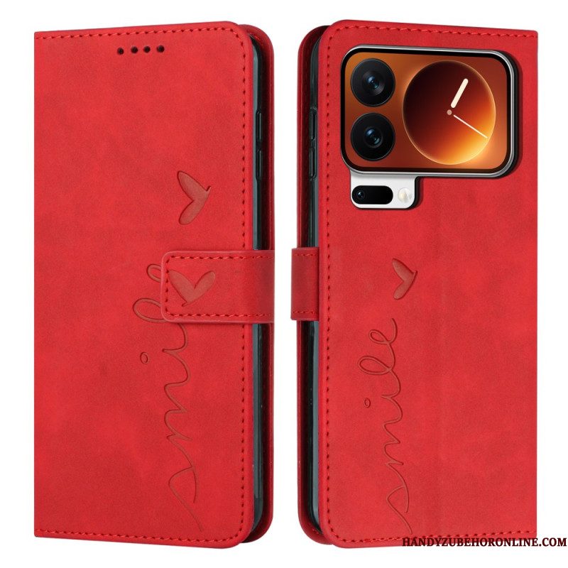 Folio-hoesje Xiaomi 17 Pro Max Telefoonhoesje Hartje