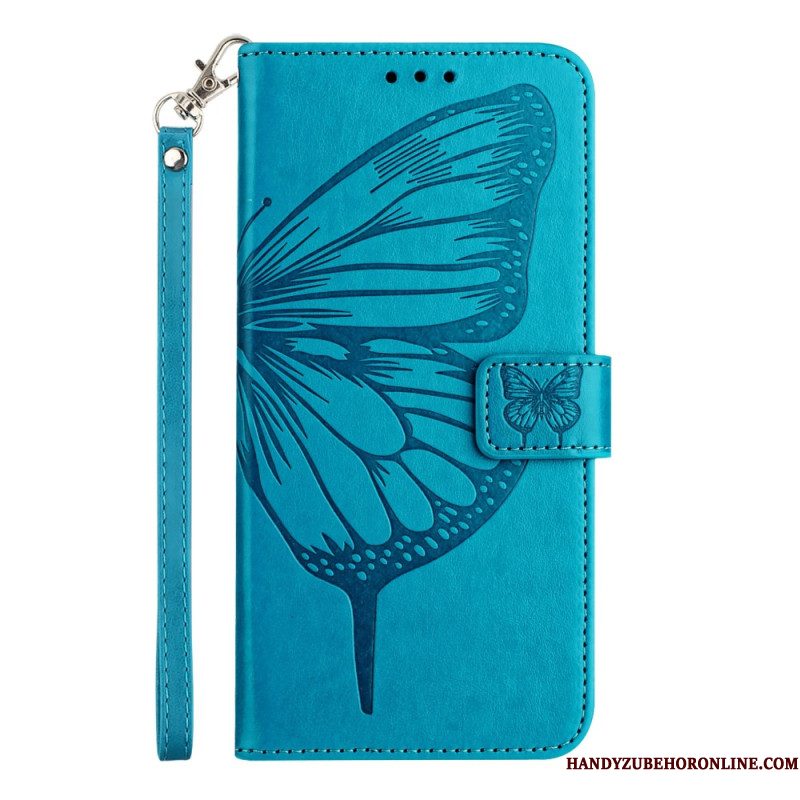 Folio-hoesje Xiaomi 17 Pro Max Telefoonhoesje Vlinderontwerp Met Koord
