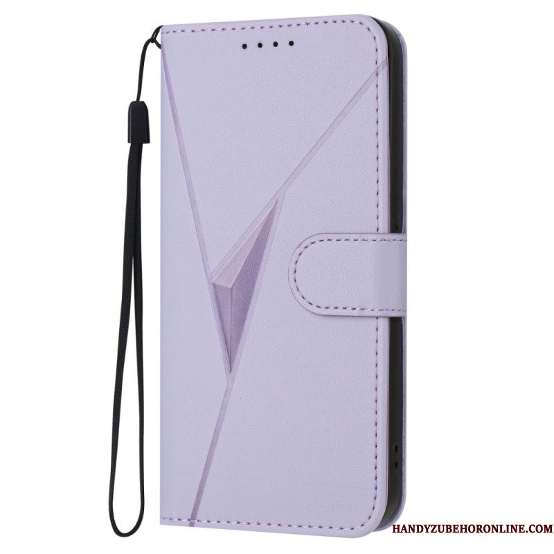 Folio-hoesje Xiaomi 17 Pro Telefoonhoesje Driehoekspatroon