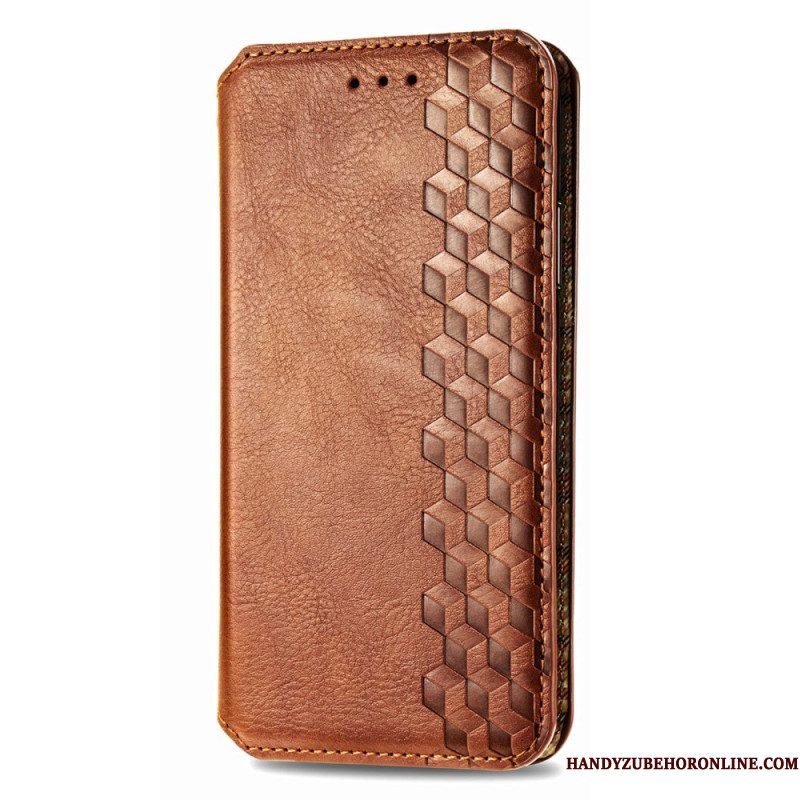 Folio-hoesje Xiaomi 17 Pro Telefoonhoesje Vintage Diamantpatroon