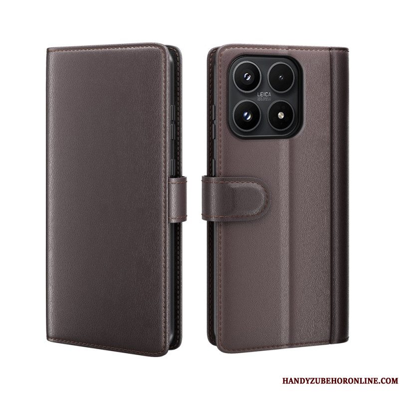 Folio-hoesje Xiaomi 17 Telefoonhoesje Echt Leer