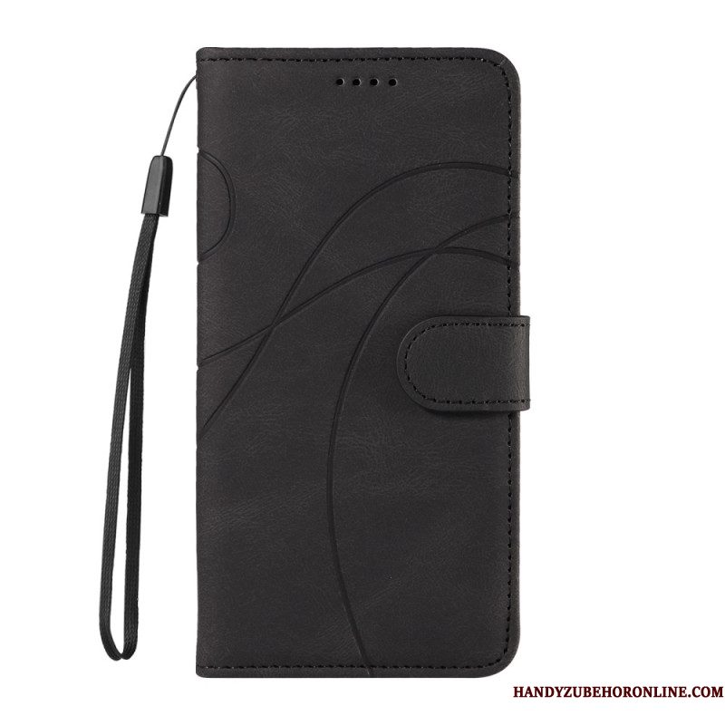 Folio-hoesje Xiaomi Redmi Note 14 4g Golvende Lijnen
