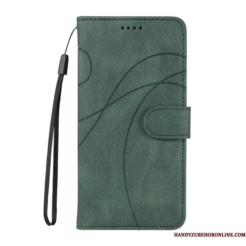 Folio-hoesje Xiaomi Redmi Note 14 4g Golvende Lijnen