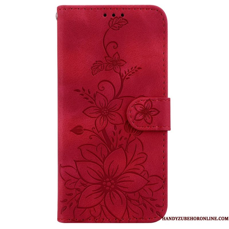 Folio-hoesje Xiaomi Redmi Note 14 4g Lelie