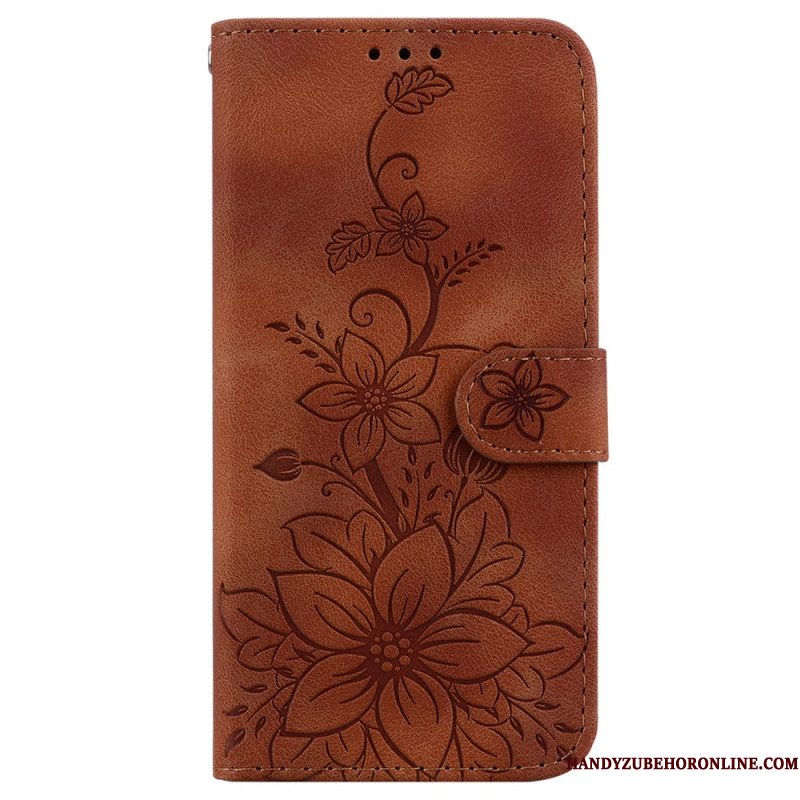 Folio-hoesje Xiaomi Redmi Note 14 4g Lelie