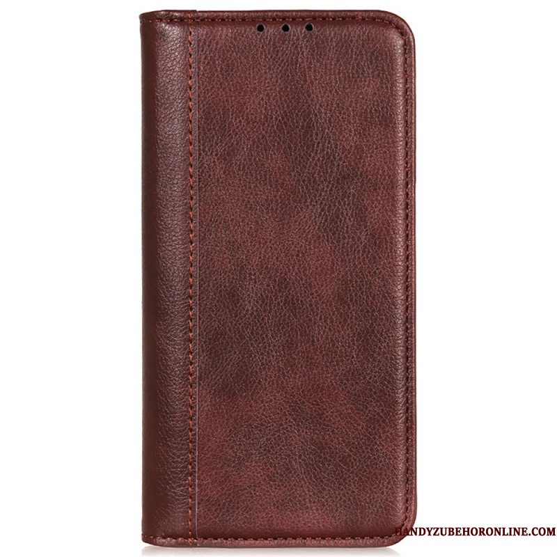 Folio-hoesje Xiaomi Redmi Note 14 4g Splitleer Bescherming Hoesje