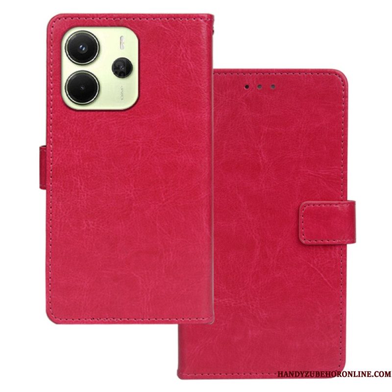 Folio-hoesje Xiaomi Redmi Note 14 4g Telefoonhoesje Kunstleer Idewei