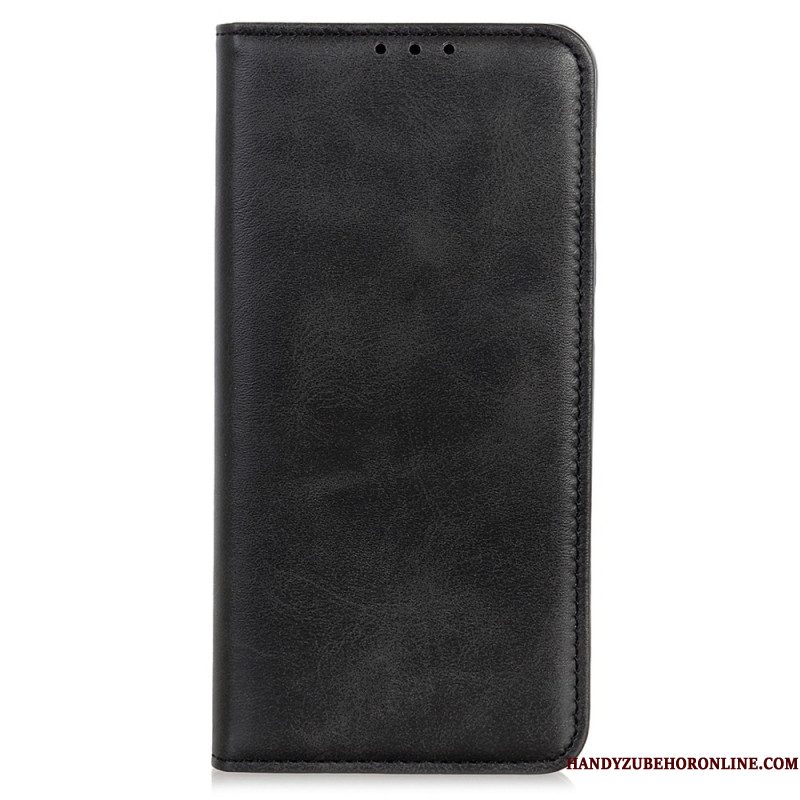 Folio-hoesje Xiaomi Redmi Note 14 4g Telefoonhoesje Leertextuur
