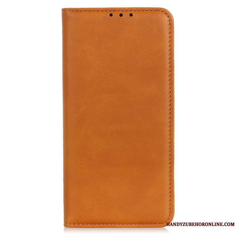 Folio-hoesje Xiaomi Redmi Note 14 4g Telefoonhoesje Leertextuur