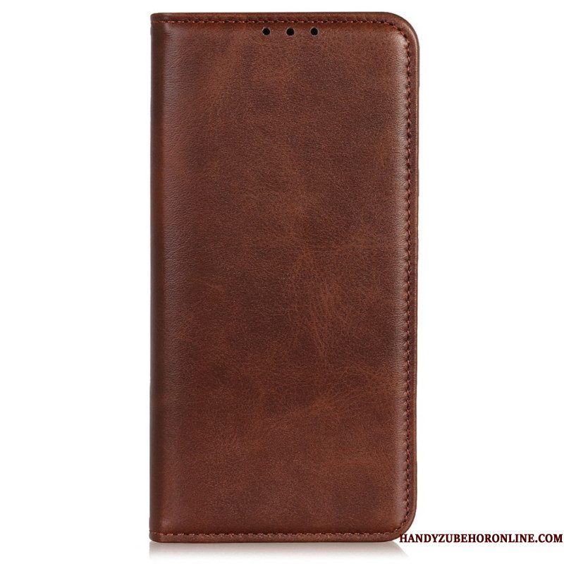 Folio-hoesje Xiaomi Redmi Note 14 4g Telefoonhoesje Leertextuur