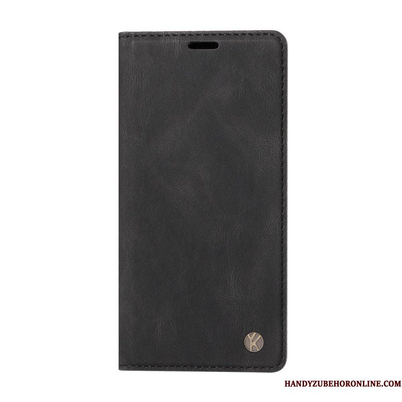 Folio-hoesje Xiaomi Redmi Note 14 4g Ykatu Beige Suède-effect