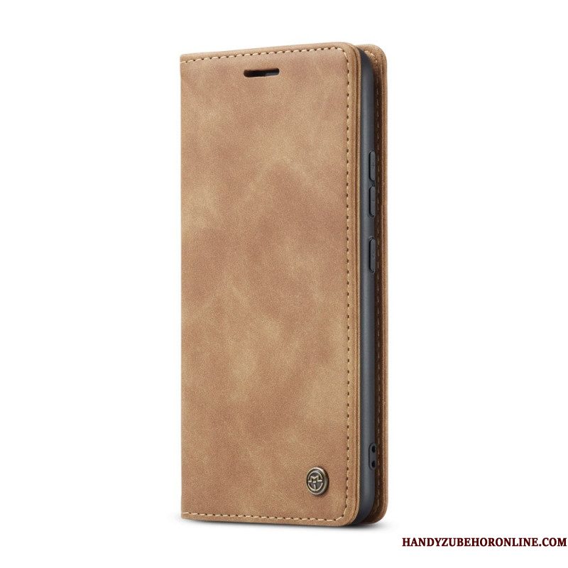 Folio-hoesje Xiaomi Redmi Note 14 5g Caseme Lederlook Bescherming Hoesje