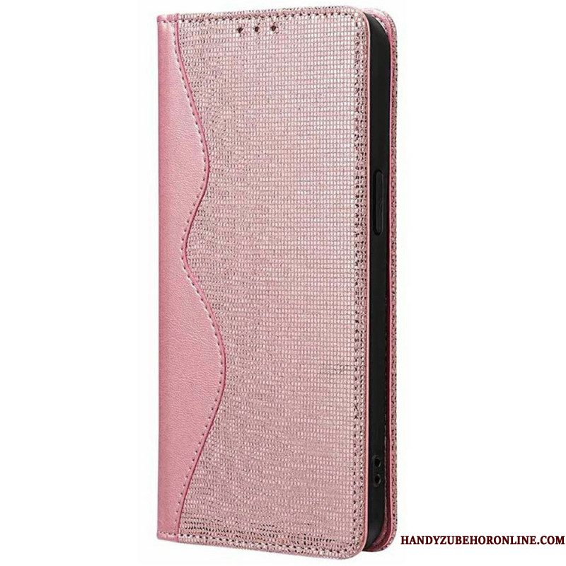 Folio-hoesje Xiaomi Redmi Note 14 5g Golvend Ontwerp Met Rfid-bescherming