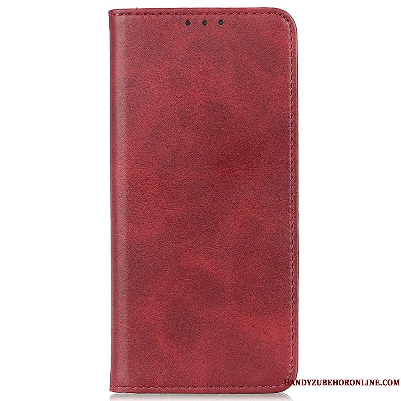 Folio-hoesje Xiaomi Redmi Note 14 5g Leer Met Structuur