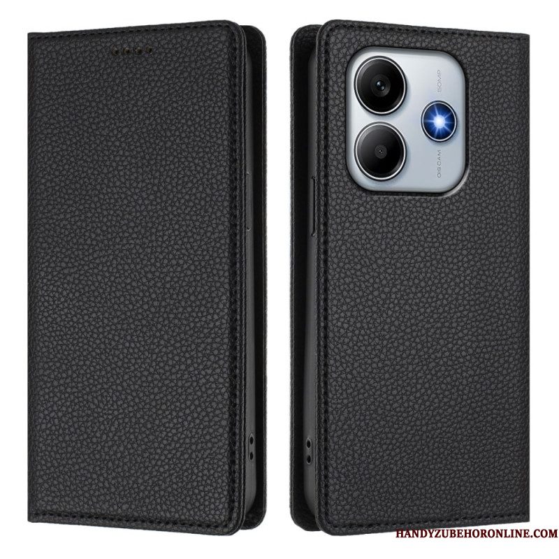 Folio-hoesje Xiaomi Redmi Note 14 5g Rfid-blokkering Met Leerlook Bescherming Hoesje