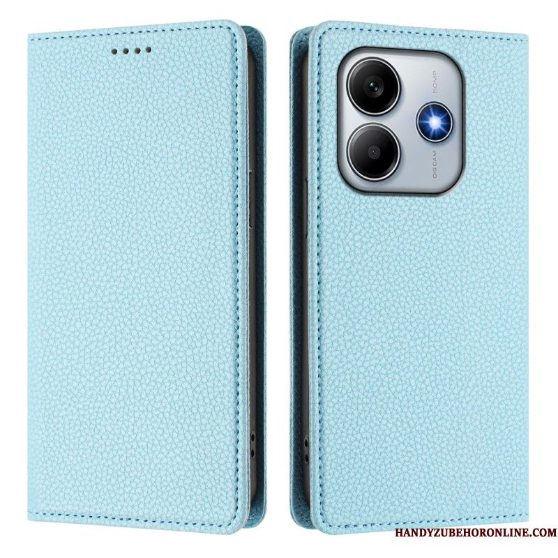 Folio-hoesje Xiaomi Redmi Note 14 5g Rfid-blokkering Met Leerlook Bescherming Hoesje