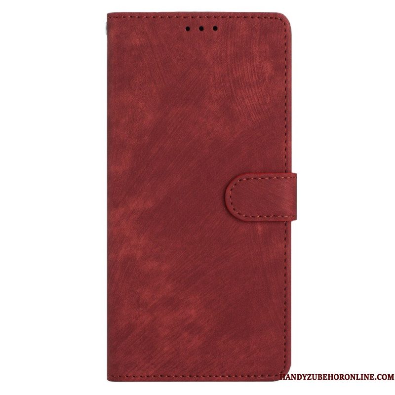 Folio-hoesje Xiaomi Redmi Note 14 5g Suède-look Met Bandje