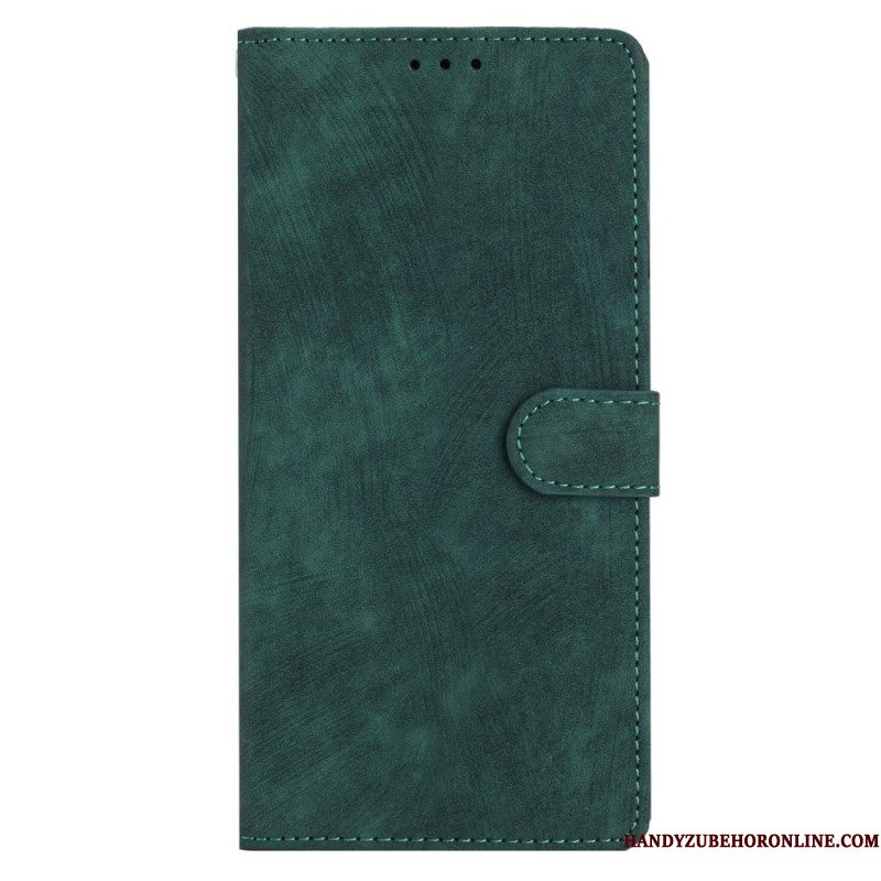 Folio-hoesje Xiaomi Redmi Note 14 5g Suède-look Met Bandje