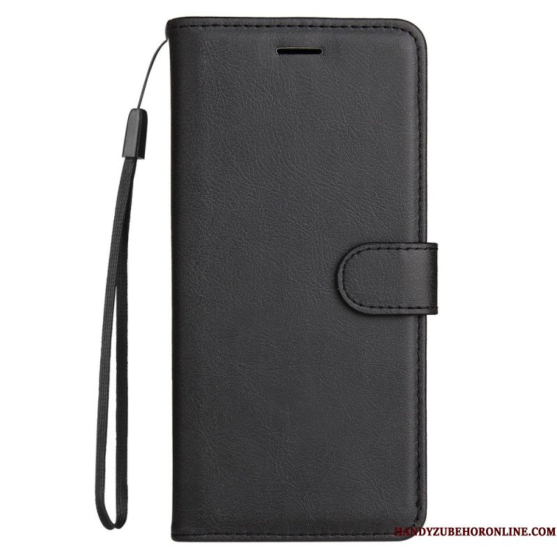 Folio-hoesje Xiaomi Redmi Note 14 5g Telefoonhoesje Kunstleer Met Bandje