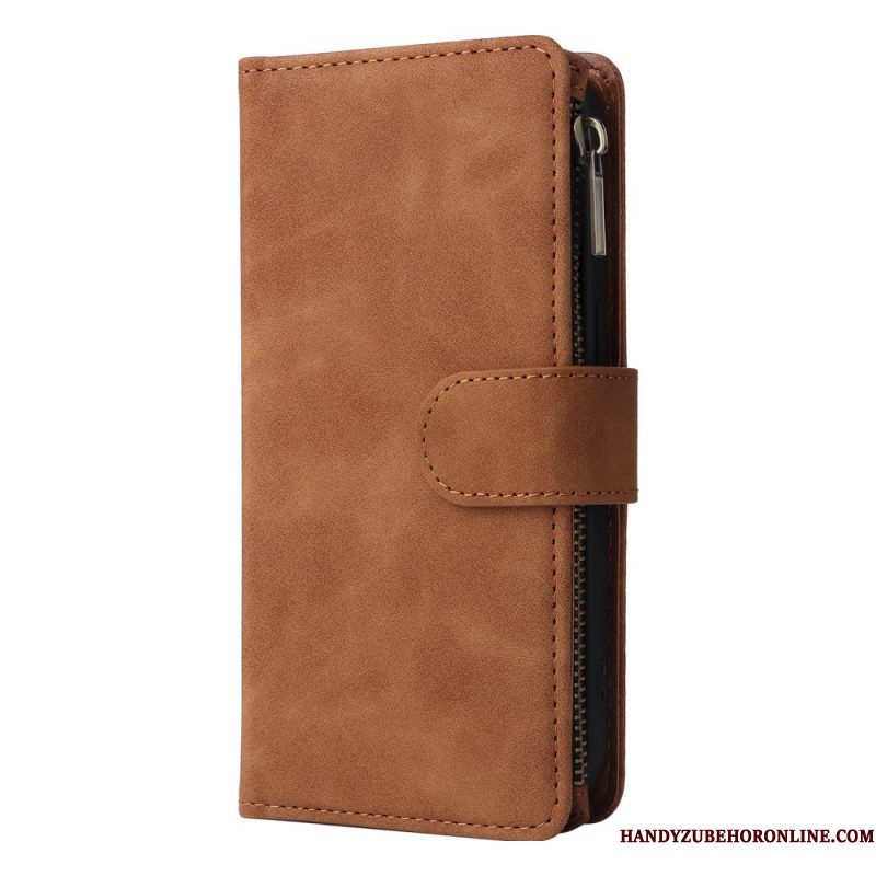 Folio-hoesje Xiaomi Redmi Note 14 5g Telefoonhoesje Portemonnee Met Volledige Lederlook