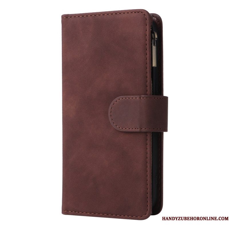 Folio-hoesje Xiaomi Redmi Note 14 5g Telefoonhoesje Portemonnee Met Volledige Lederlook