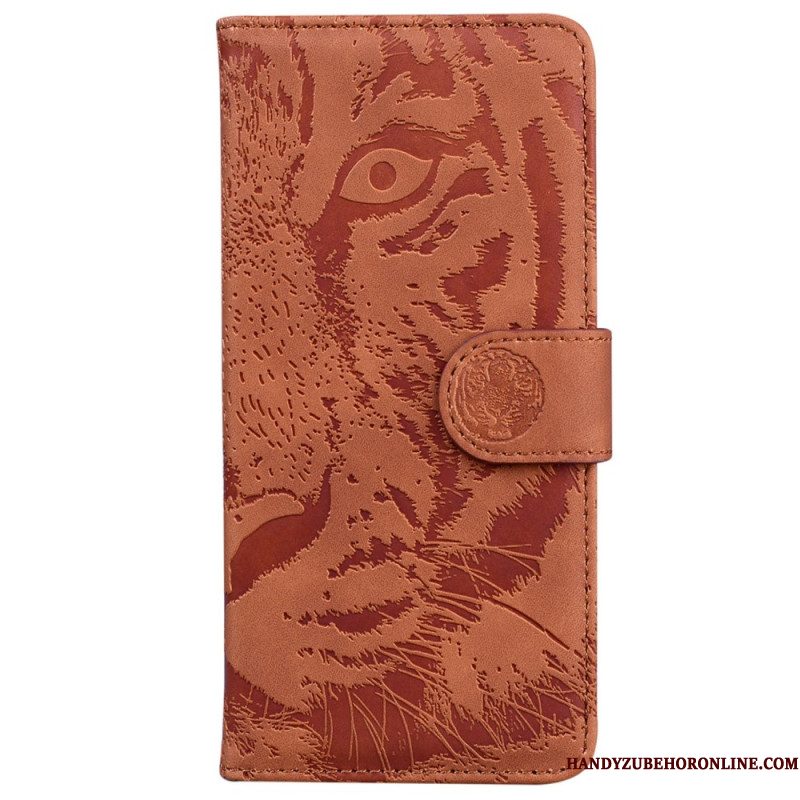 Folio-hoesje Xiaomi Redmi Note 14 5g Telefoonhoesje Tijgerprint