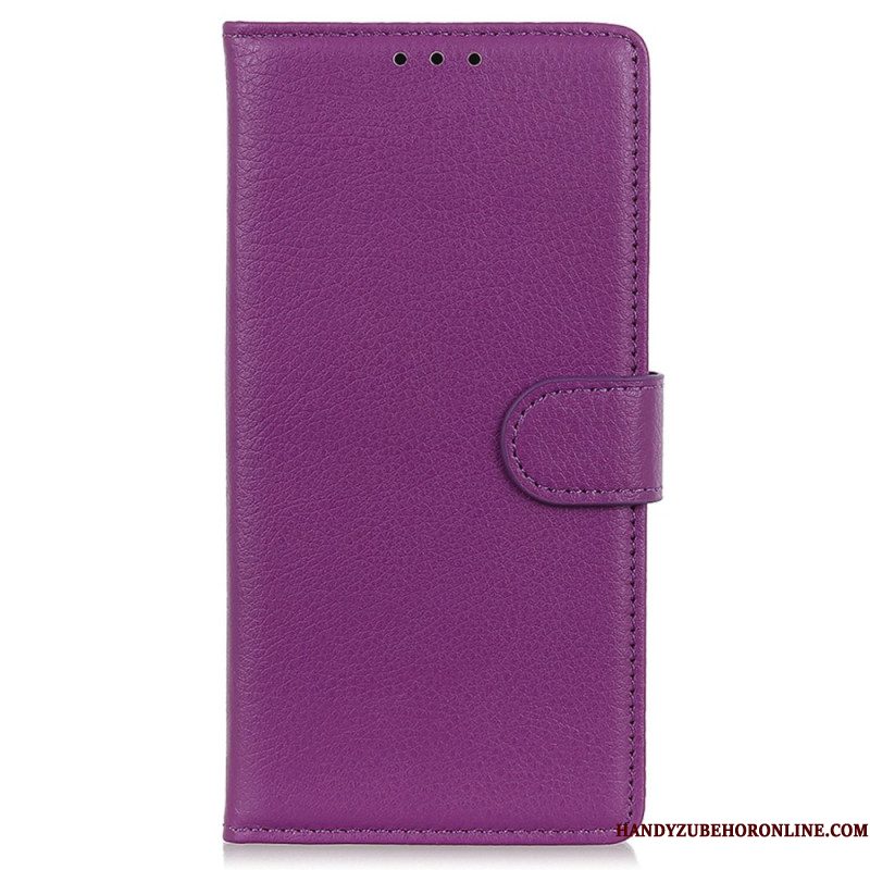 Folio-hoesje Xiaomi Redmi Note 14 5g Telefoonhoesje Traditioneel Lychee Kunstleer