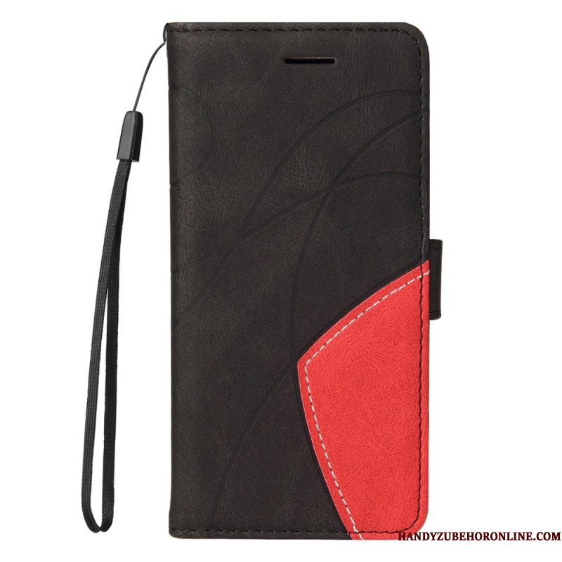 Folio-hoesje Xiaomi Redmi Note 14 5g Tweekleurig Grafisch