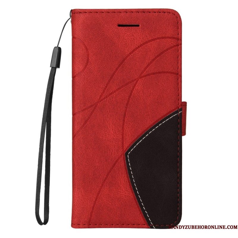 Folio-hoesje Xiaomi Redmi Note 14 5g Tweekleurig Grafisch