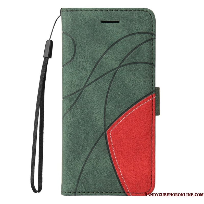 Folio-hoesje Xiaomi Redmi Note 14 5g Tweekleurig Grafisch