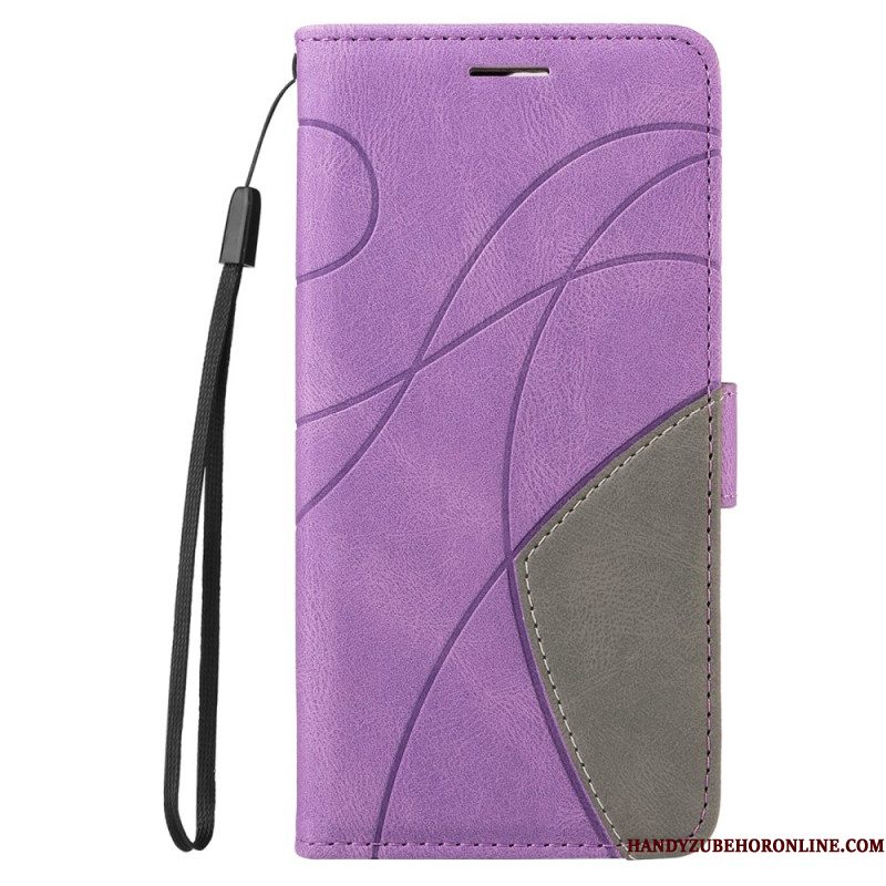 Folio-hoesje Xiaomi Redmi Note 14 5g Tweekleurig Grafisch