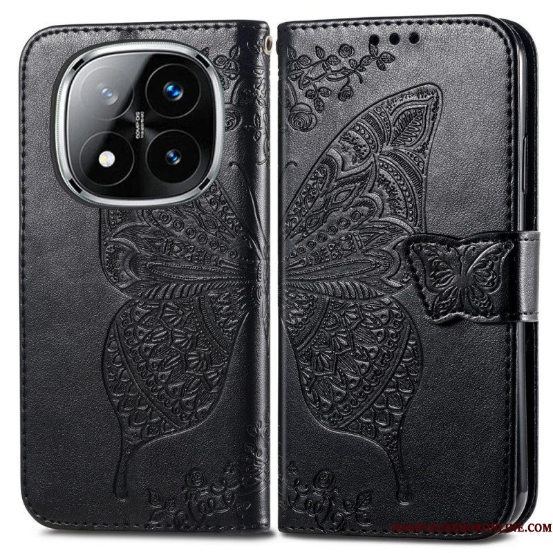 Folio-hoesje Xiaomi Redmi Note 14 Pro 4g Barokke Vlinder