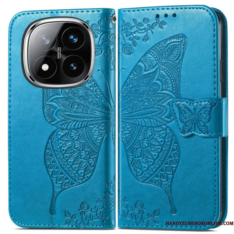 Folio-hoesje Xiaomi Redmi Note 14 Pro 4g Barokke Vlinder