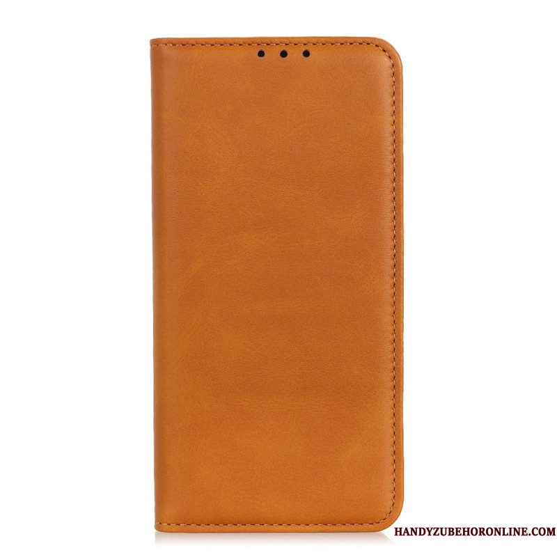 Folio-hoesje Xiaomi Redmi Note 14 Pro 4g Klassieke Leren Splitsluiting