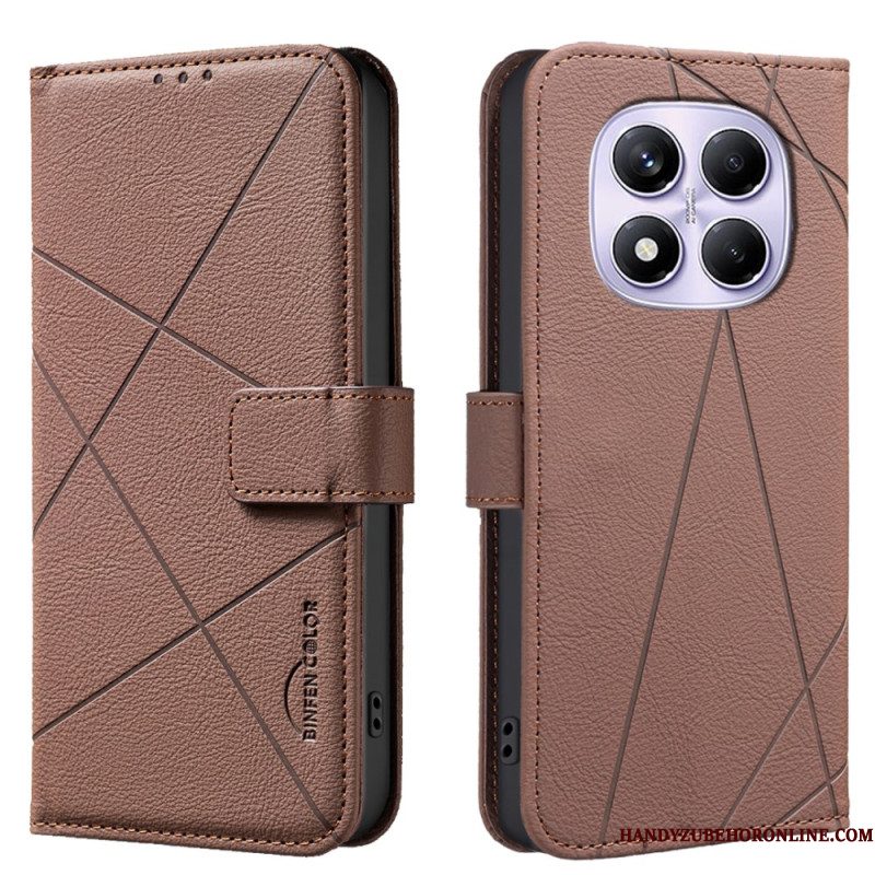 Folio-hoesje Xiaomi Redmi Note 14 Pro 4g Telefoonhoesje Binfen Color-lijnen