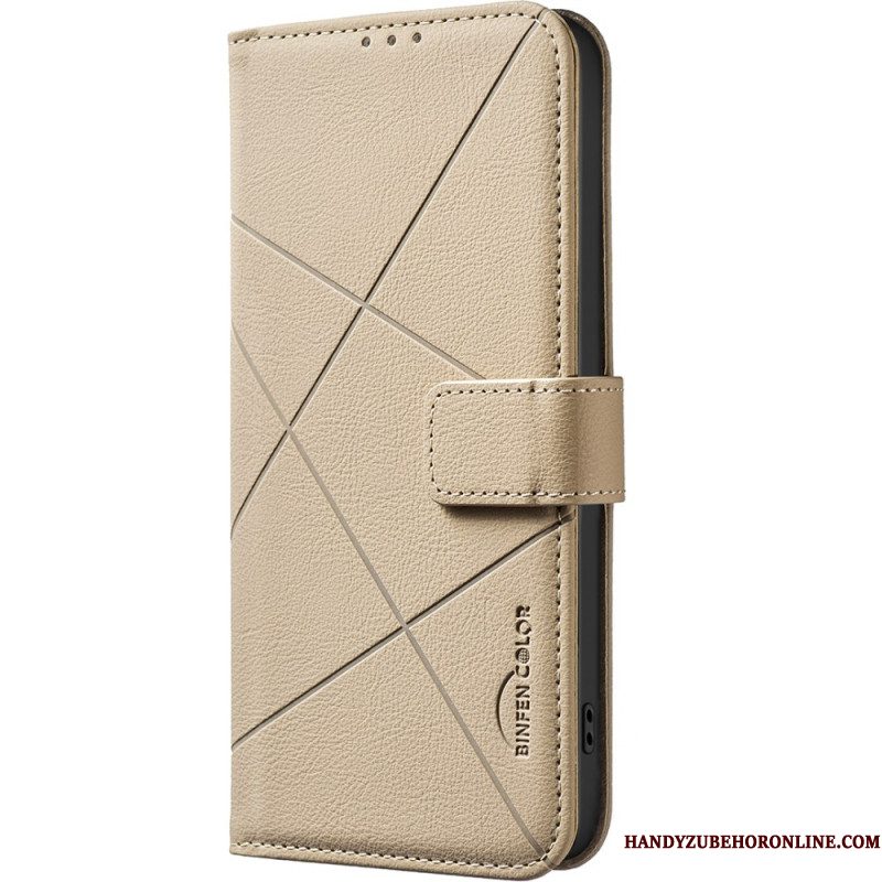 Folio-hoesje Xiaomi Redmi Note 14 Pro 4g Telefoonhoesje Binfen Color-lijnen