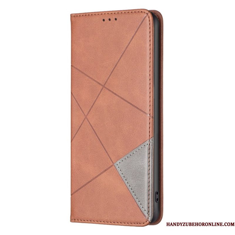 Folio-hoesje Xiaomi Redmi Note 14 Pro 5g Geometrisch Bescherming Hoesje