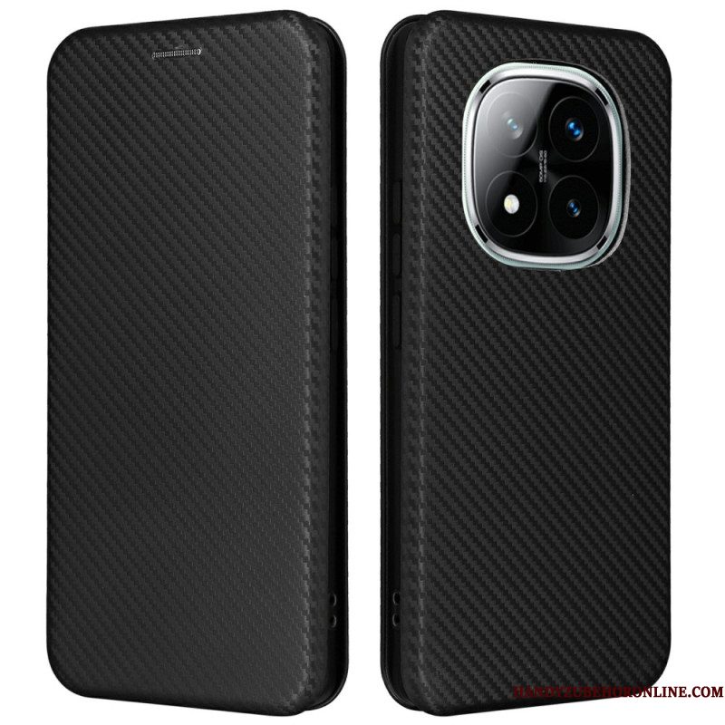 Folio-hoesje Xiaomi Redmi Note 14 Pro 5g Koolstofvezel
