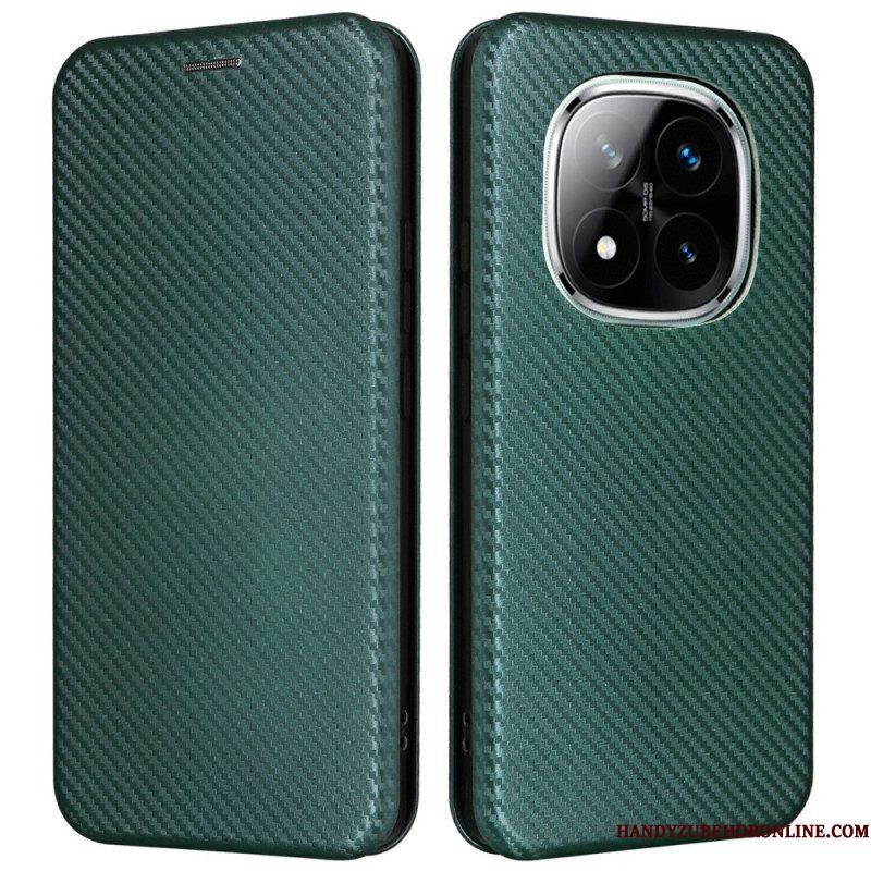 Folio-hoesje Xiaomi Redmi Note 14 Pro 5g Koolstofvezel