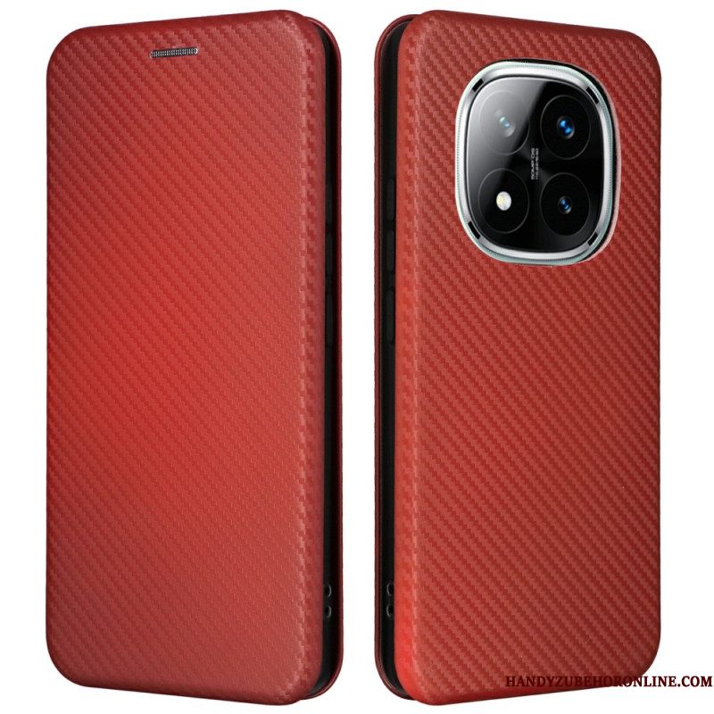 Folio-hoesje Xiaomi Redmi Note 14 Pro 5g Koolstofvezel