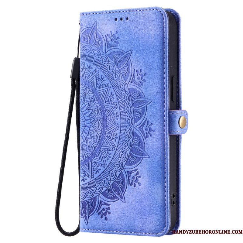 Folio-hoesje Xiaomi Redmi Note 14 Pro 5g Mandala Suède-effect