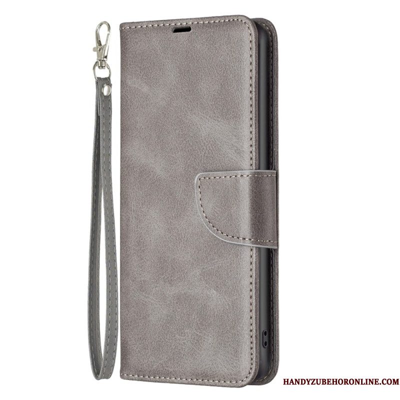 Folio-hoesje Xiaomi Redmi Note 14 Pro 5g Schuine Bandsluiting